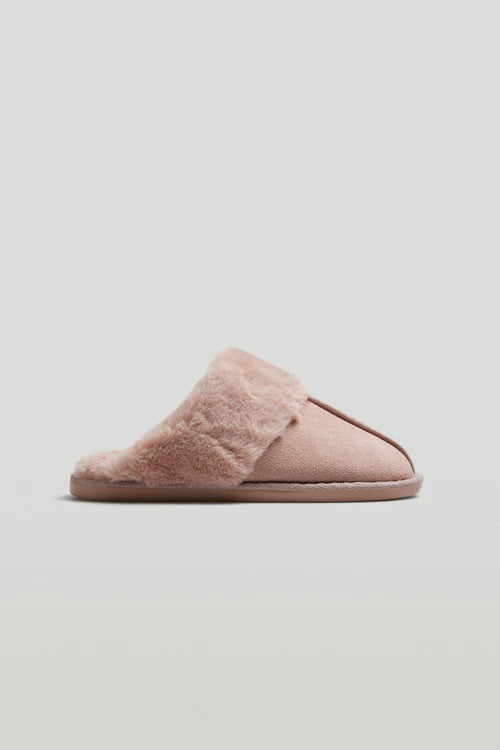 Zapatillas de casa pelo básicas rosa